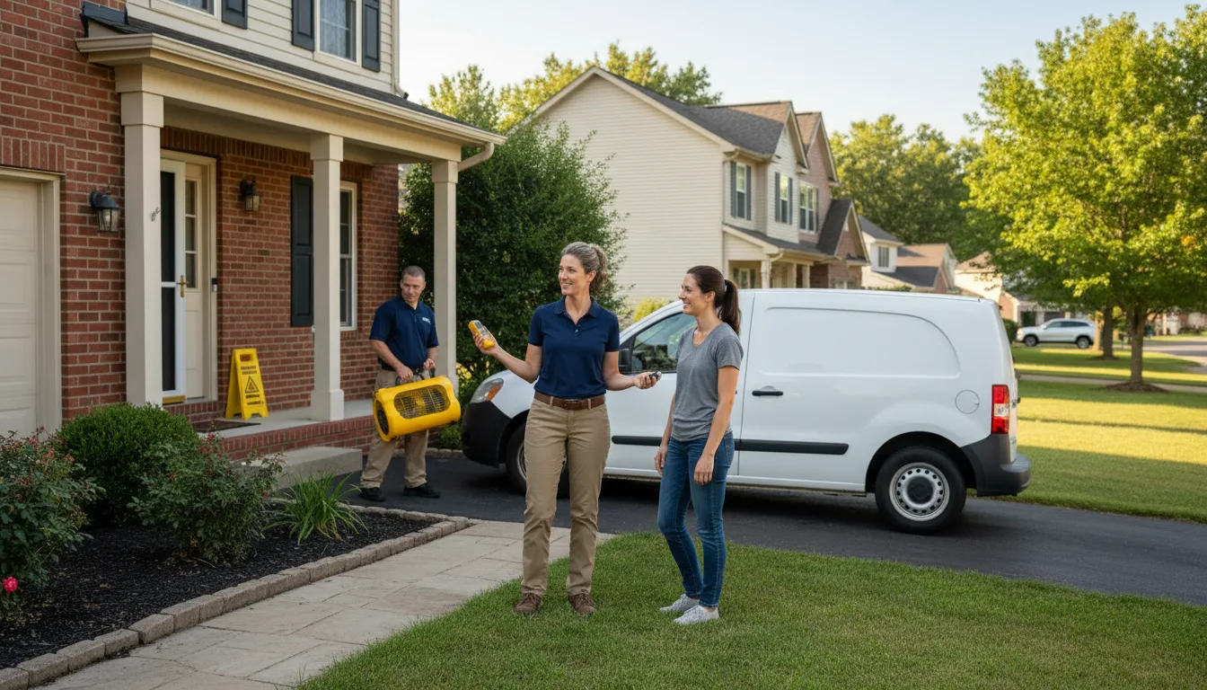 Residential water damage restoration in Rohnert Park, CA